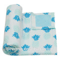 Hot sale 100% cotton Printing Pineapple oversize Graden beach towel BT-010